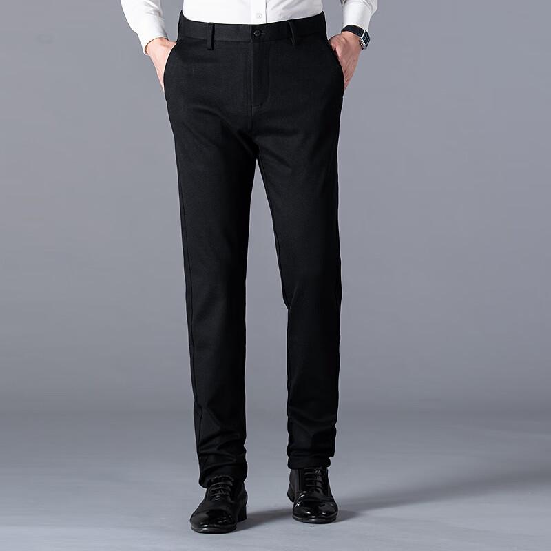 

FAPAI Men s Thickened Urban Casual Straight-Leg Pants 40