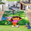 Dora'S Jungle Adventure Carpet For Playroom Bedroom Living Room Sofa Home Decorkids Game Area Rug Nonslip Floor Mat
