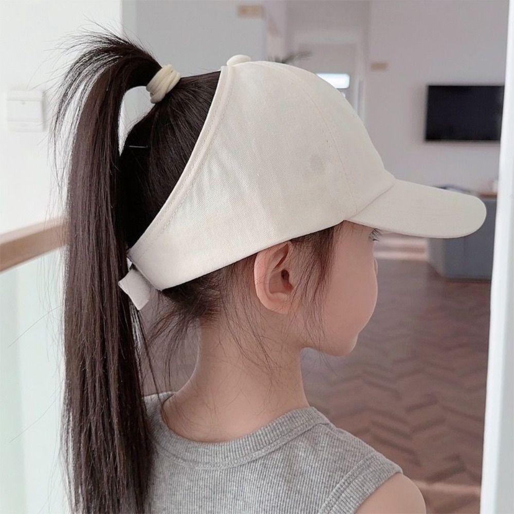 Korean Style Summer Kid Sunhat Shading Hat Children's Visor Hat Half Empty Top Hat  Girls