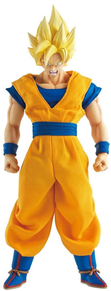 Dimension of Dragon Ball Super Saiyan Son Goku, approximately 210mm, ABS & PVC & fabric painted finished figure