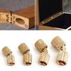 8*19mm ~ 16*33mm 1Pcs Cylindrical Hidden Gate Hinge Copper Invisible Hinges Cross Hinge Hidden Furniture Hardware