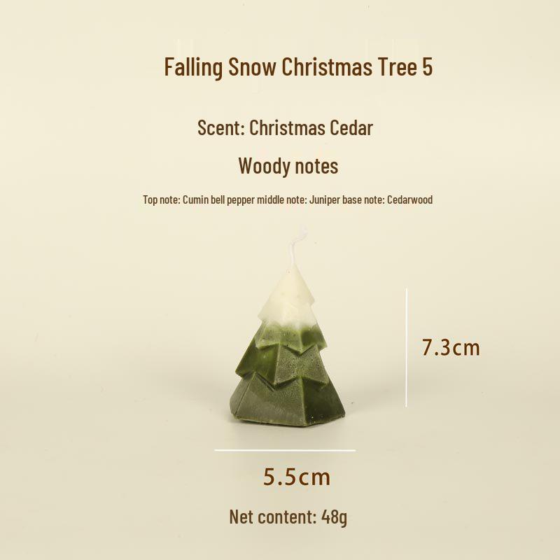 Christmas Scented Atmosphere Candles and Imitation Ornament Gifts