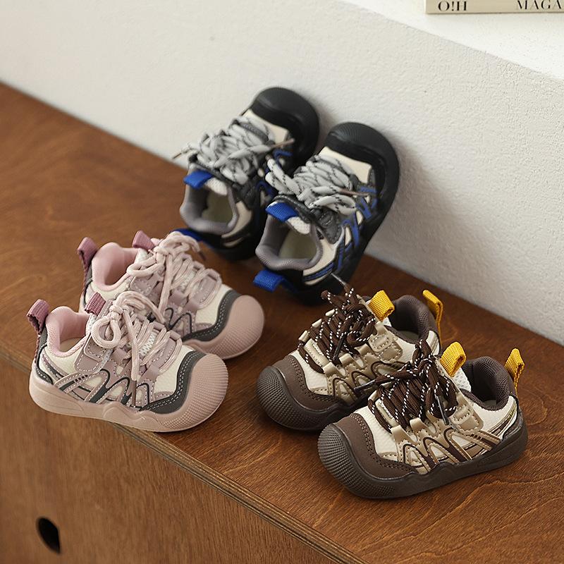 Baby Lightweight Toddler Shoes Children's Breathable Casual Shoes Boys' Anti-skateboard Shoes Girls' Soft-soled Sports Shoes