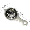 Stainless Steel Egg White Separator Tools Eggs Yolk Filter Gadgets Kitchen Accessories Separating Funnel Spoon Egg Divider Tool