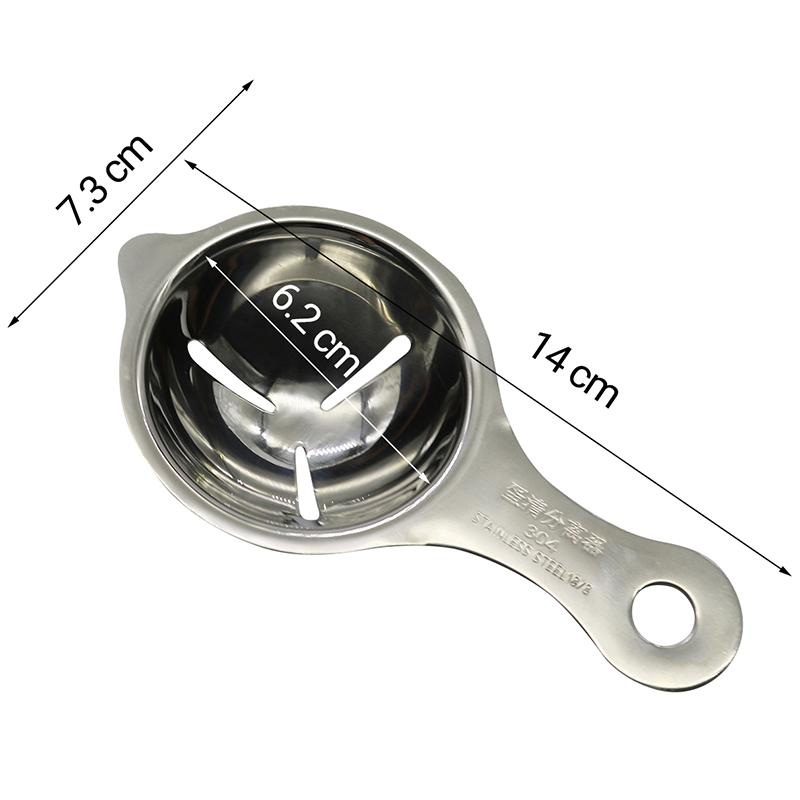 Stainless Steel Egg White Separator Tools Eggs Yolk Filter Gadgets Kitchen Accessories Separating Funnel Spoon Egg Divider Tool