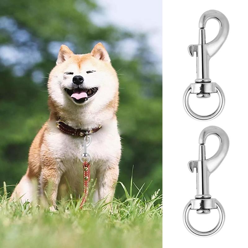 10pcs Zinc Alloy Dog Hook DIY Keychain Clasps for Bags and Luggage Durable Metal Buckles for Backpacks and Suitcases