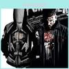 Punisher Das Cosplay Hoodie Sweatshirt Erwachsener Reißverschluss Mantel Kapuzenjacke Oberteil