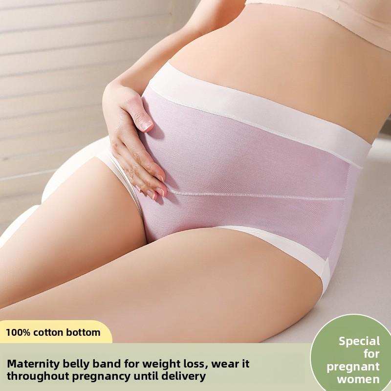 Female Spring and Autumn Cotton Pregnant Women Postpartum Special High Waist Briefs