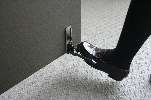 Nomura Tech Pedal Door Stopper, Dark Gray, N-2422