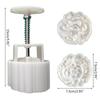 150g Lotus Carp Shape Mooncake Mold Pastry Stamp Mooncake Moulds Hand Pressure Tools Plastic Material Baking Accessories