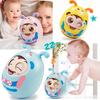 1 Stück Roly Poly Baby Spielzeug 6 bis 12 Monate, Bauchlage Schaukelspielzeug, Biene Tumbler Schaukelspielzeug für Baby Jungen Mädchen Geschenke