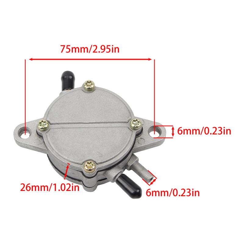 Motorcycle Vacuum Type Fuel Pump Aluminum Alloy Accessories Replacement ATV Scooter GY6 50cc 125CC 150CC 250cc