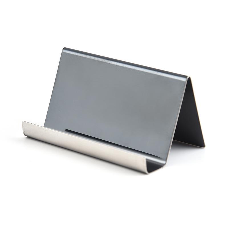 304 Stainless Steel Business Card Holder and Phone Stand