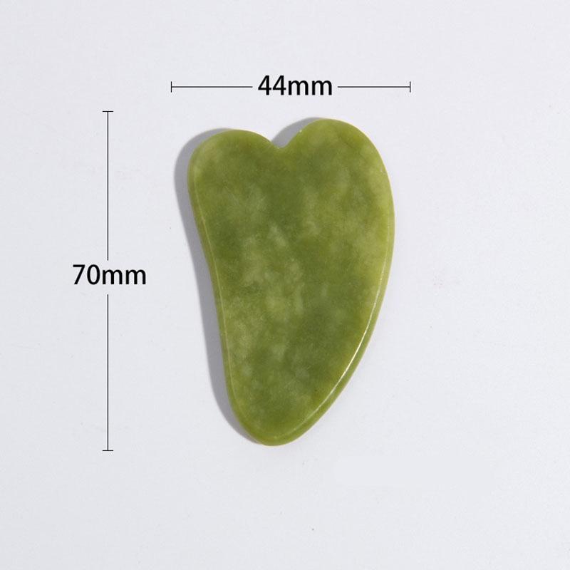 Natural Jade Roller Massager for Face Body Back Foot Massage Roller Facial Liftting Anti-wrinkle Double-end Gua Sha Jade Stone