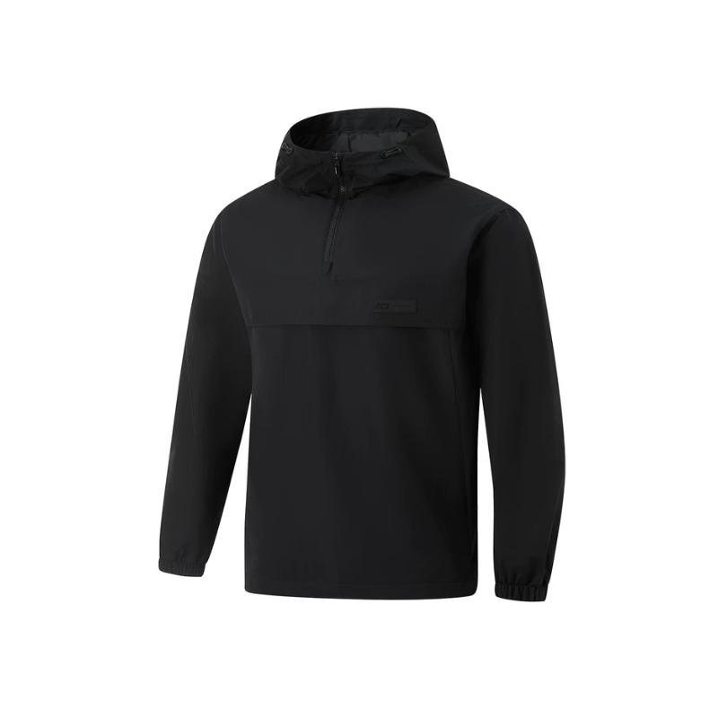 Li Ning Мужской Однотонный Спортивный Уличный Повседневный Универсальный Простой Удобный Легкий Модный Ветровка Мужская верхняя одежда AFDUC37-1 M