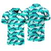 Unisex Men's Women Colorful Polo Shirt Street Casual Short Sleeve Women Summer 3d Print Buttons Tops Personalized 3D Print Lapel Men Clothing