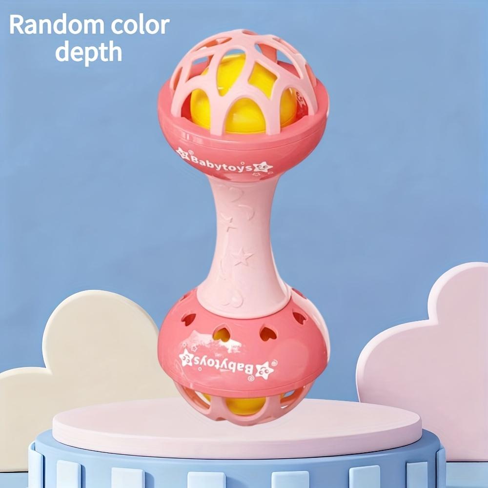 Baby-Doppelkopf-Klangspielzeug, in mehreren Farben erhältlich, hell und auffällig, von Babys geliebt, Weihnachtsgeschenk