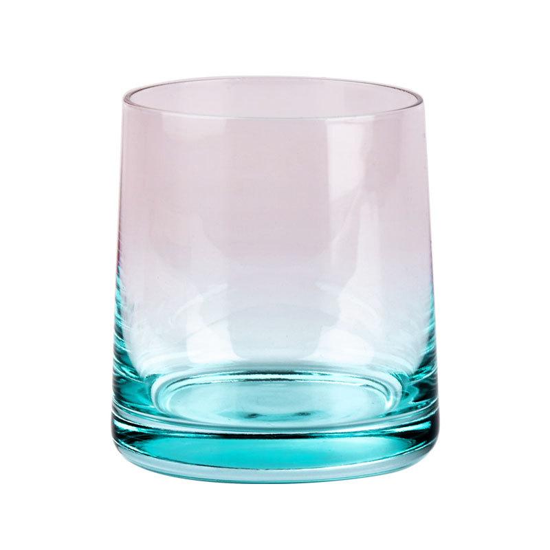 Creative Colorful Glass Simple Nordic Whisky Wine Cup Juice Glass Tableware