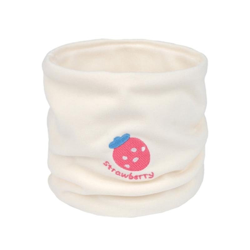 

Детский плотный теплый шарф-манишка, милый мультяшный детский шарф, модный однотонный утеплитель для шеи с принтовым декором для мальчиков и девочек