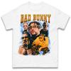 Bad Bunny Bootleg Style Collage Graphic Tshirt Unisex Unisex Retro Latin Trap Rapper Fan Casual Short Sleeve Cotton Tops