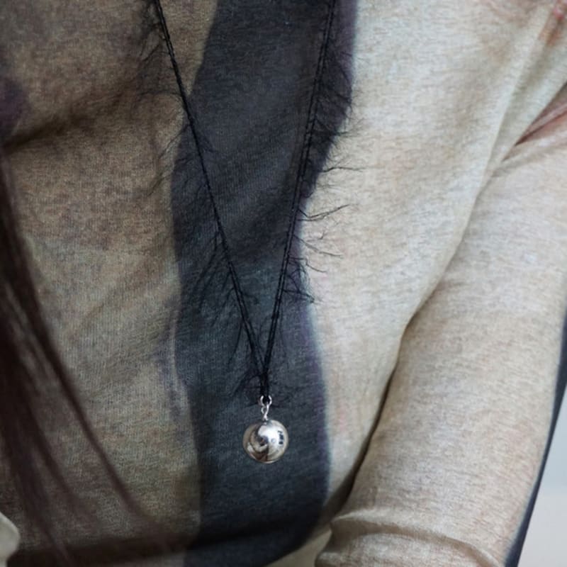 SORA Furry Necklace(black)