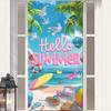 Hawaii Summer Beach Themed Decorative Background Door Banner Event Props Venue