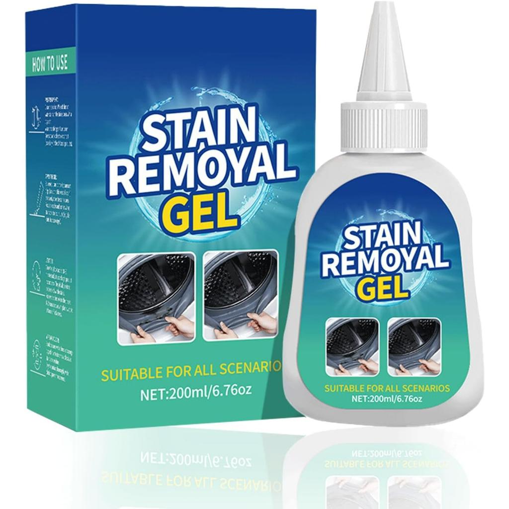 Multi-purpose Stain Remover Gel, Front-Loading Washing Machine Stain Remover, Suitable for Washing Machine Gasket Rubber Seal,Household Stain Remover