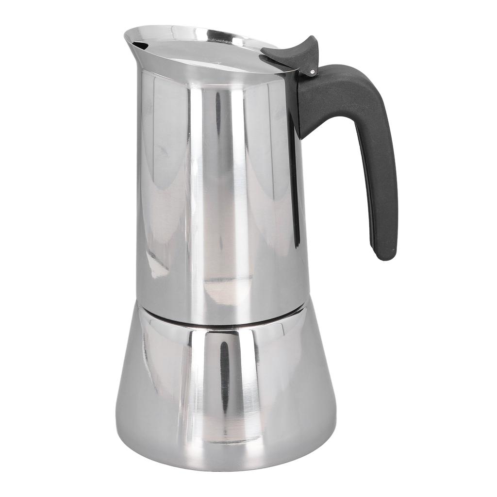 Stovetop Moka Pot 430 Stainless Steel Portable Stovetop Coffee Making Pot for Induction Cooktops 9