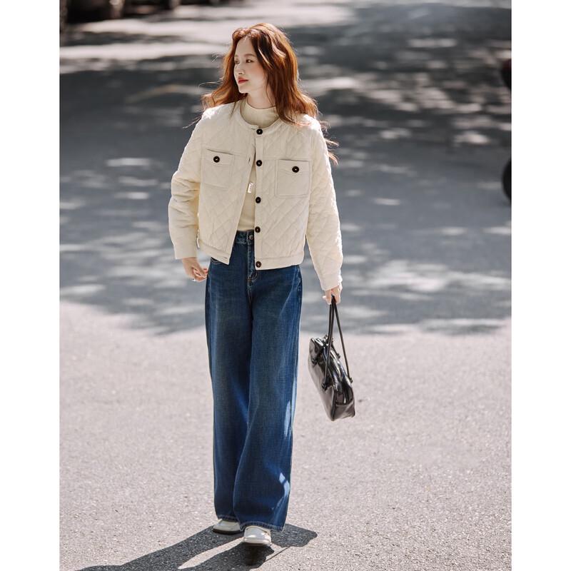 Elegant Quilted Winter Cotton Coat for Women