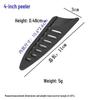 European & American Style Black Universal Knife Sheath - Double Twill PP Plastic, 16 Models