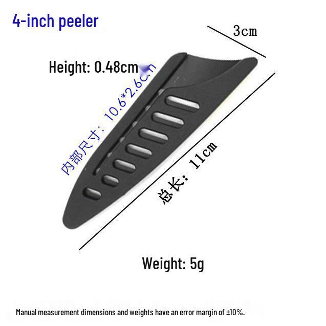 European & American Style Black Universal Knife Sheath - Double Twill PP Plastic, 16 Models