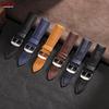 12/14/16/18/20/22mm Universal Watch Band Thin Smooth Watch Straps Men Women Vintage Belt Bracelet Soft Comfortable Leather Strap