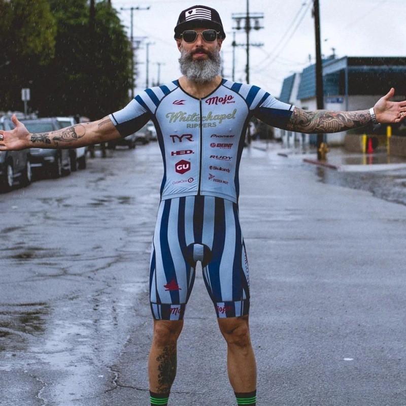 Men Women Triathlon Cycling Suit One-Piece Race Wear Winter Thermal Compression Outfit