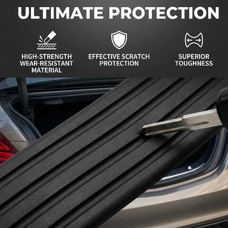 Rear Bumper Guard PVC Rubber Protector Strip Car Trunk Door Sill Plate Protector For XPeng P5 P7 P7+ G3 G6 G9 X9 MONA M03
