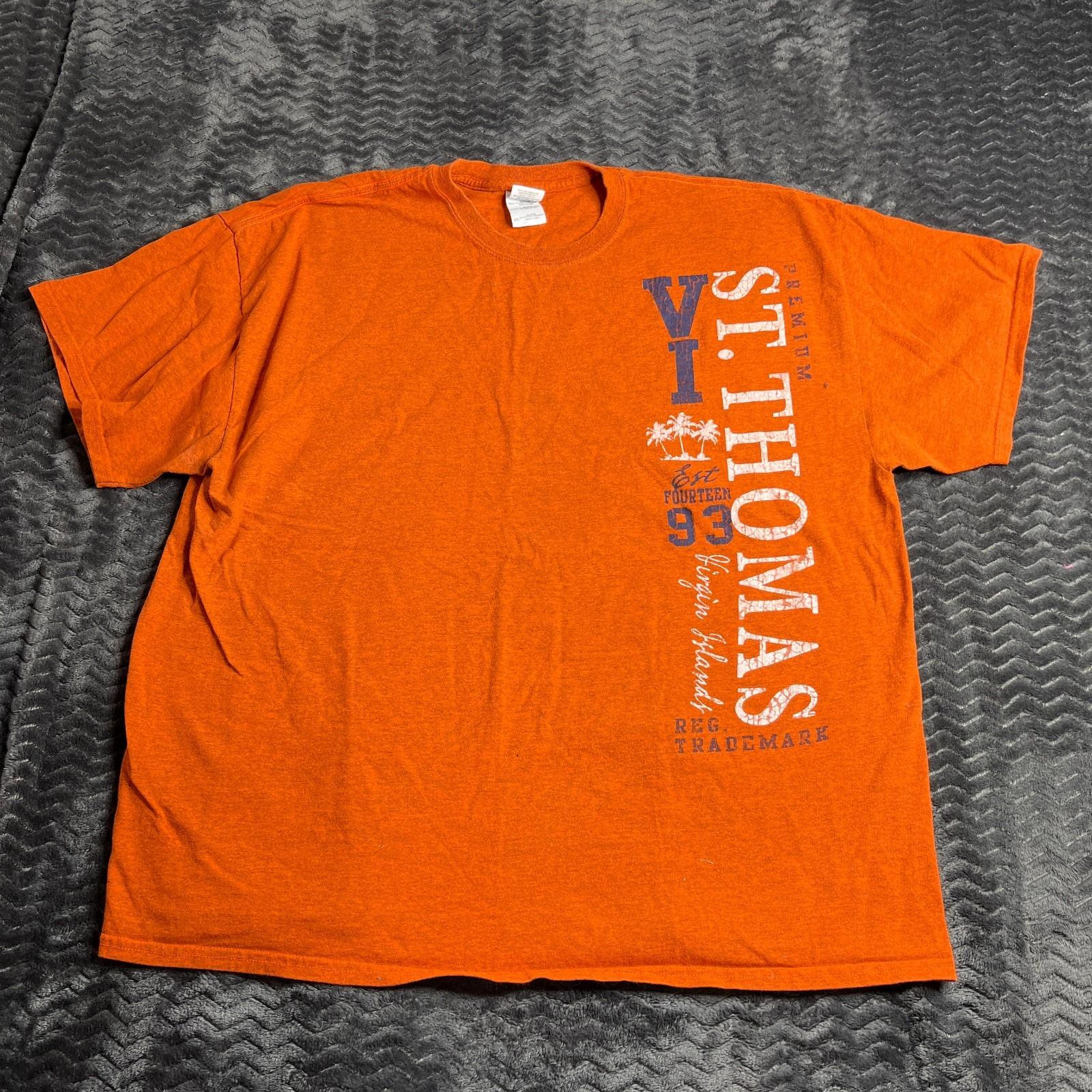 St. Thomas Virgin Islands Graphic Tee orange 2XL M