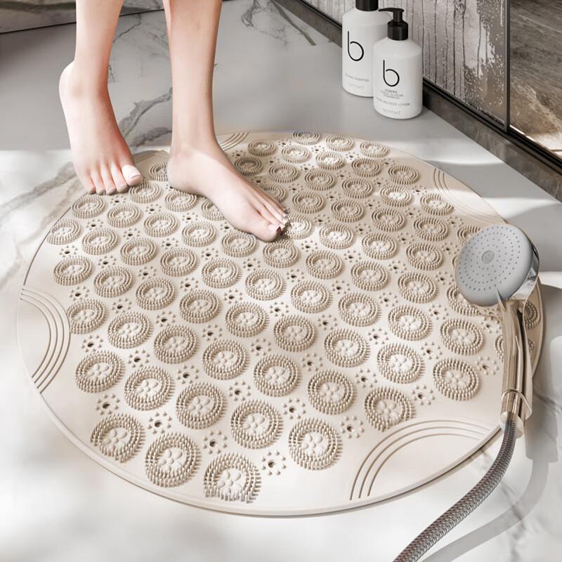 Ruien Bathroom Non-Slip Mat, Elderly Bathing Anti-Fall Floor Mat, Shower Room Foot Pad, Bathroom Non-Slip Mat