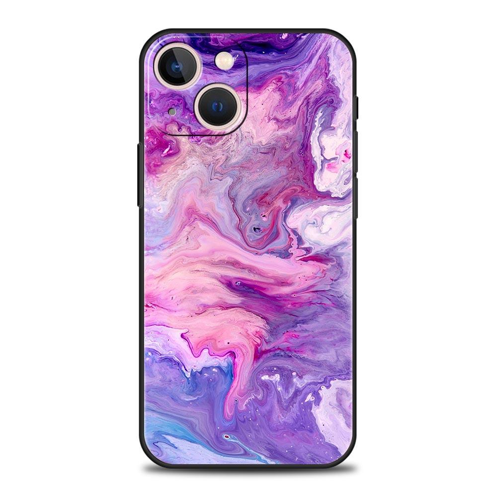 Vintage Marble Phone Case Cover for iPhone 17 16 15 14 13 12 11 Pro Max 17 Air Plus Shockproof Soft TPU Shell Fundas Capas Bags