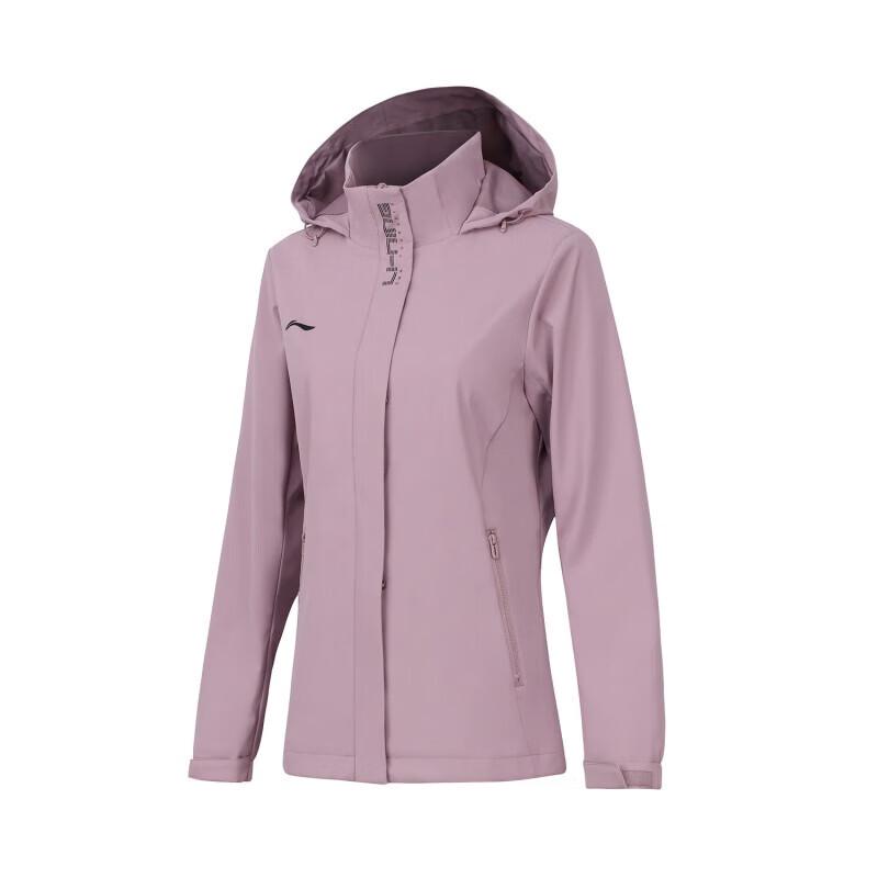 LI-NING Women s Hooded Sport Windbreaker Jacket AFDT748 XXL
