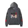 Record of Ragnarok Lu Bu Vollfarbiger Anime Hoodie Japanischer Drachen-Ärmeldruck Lässiger Pullover mit langen Ärmeln Sweatshirt