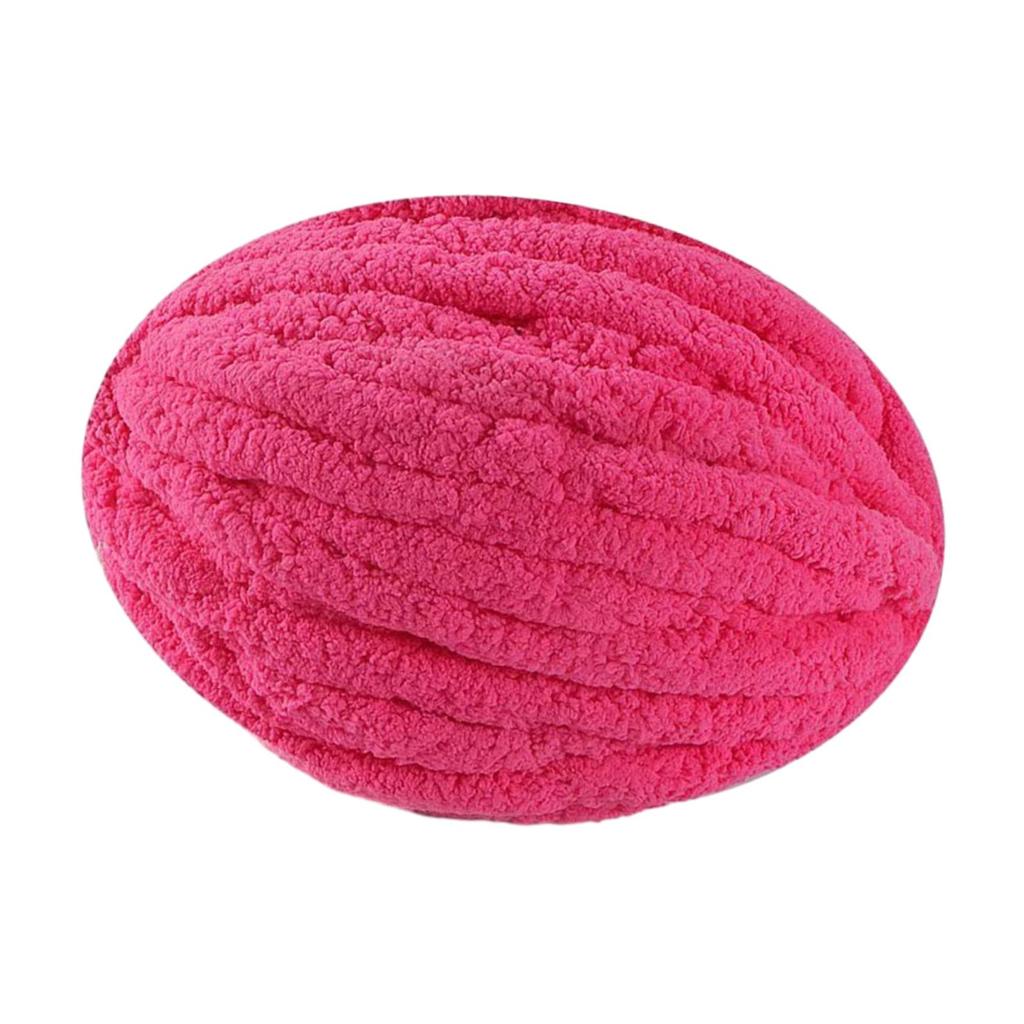 Thick Chunky Yarn Bulky Yarn Comfortable Knit Yarn Polyester Yarn for Knitted Blanket Mat Weaving Scarf DIY Craft Cushion