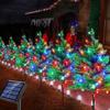 Solar LED Christmas Tree Lights for Outdoor Lawn and Courtyard Decoration