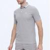 Emporio Armani Ss23 Solid Color Half Button Eagle Logo Embroidered Cotton Short Sleeve Polo Shirt Men Polo Shirts Gray 3R1F67-1JCYZ-06A3