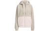 Velvet Jackets Women's Beige Hooded Moderate IK9863