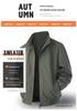 Vielseitige Herrenjacke im amerikanischen Stil mit Stehkragen für Frühling und Herbst