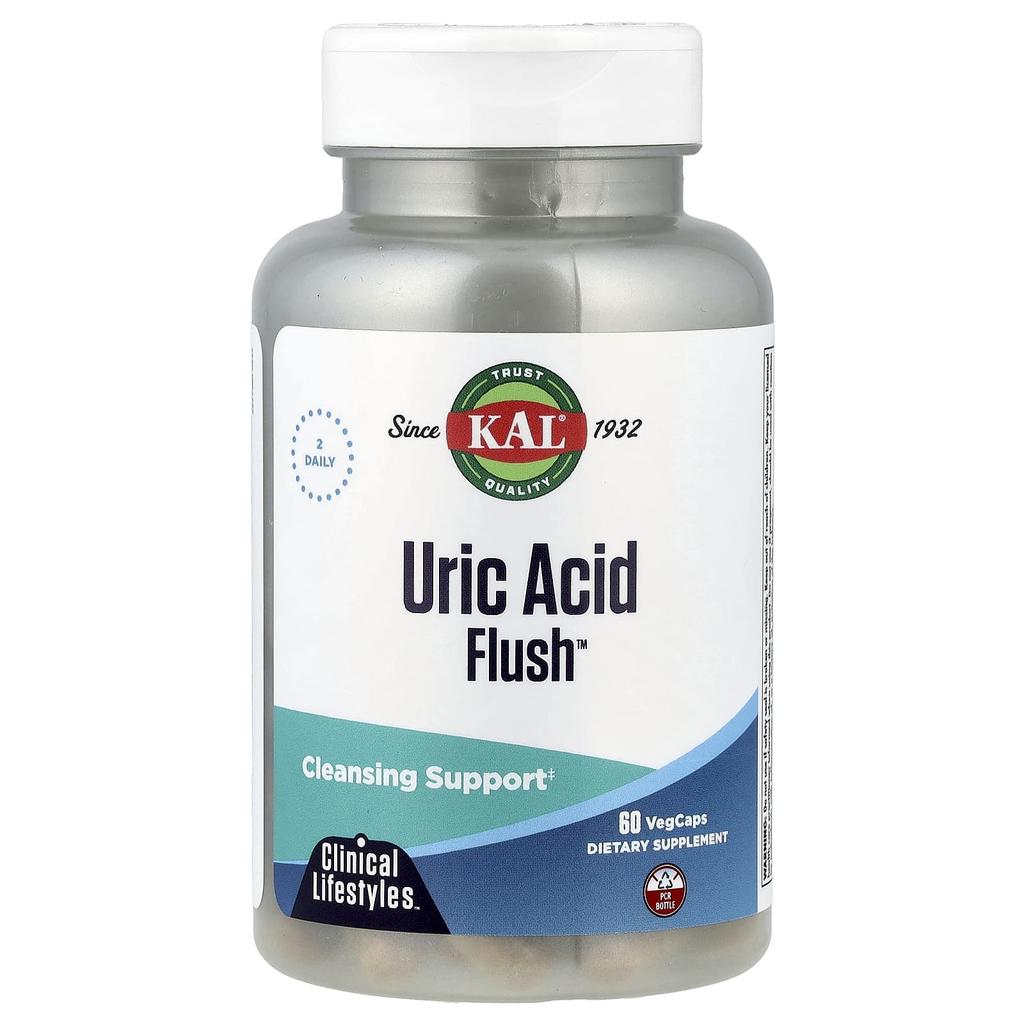 Uric Acid Flush, 60 rostlinných kapslí