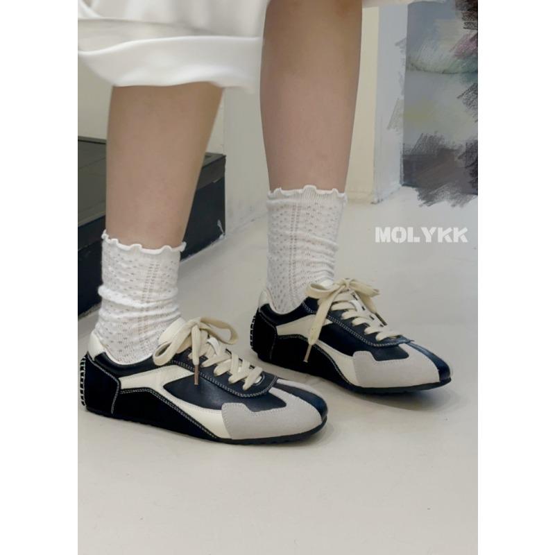 

Retro women s leather autumn breathable and versatile thick-soled heightening casual sports little white board shoes 40 чорний