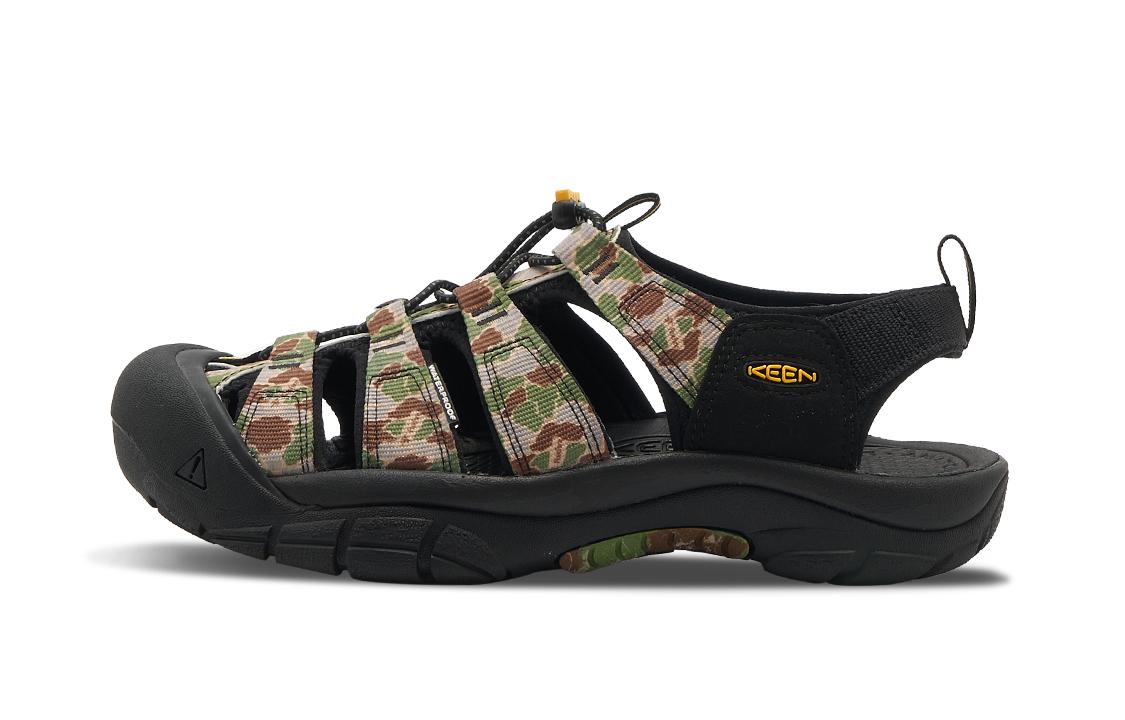 Keen Newport H2 Retro River Trekking Shoes Unisex Black Camouflage 1027450 40.5