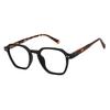 LENSKART BLU | Zero Power Cut Computer Glasses & Blocks Harmful Rays | UV Protection Specs | Full Rim Round | Unisex | Medium | LB E16227