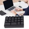21-Key Mini Wired Keyboard with Backlit Mechanical Keyboard, Stepped Keycaps, USB Type-C Interface (Red Switches)