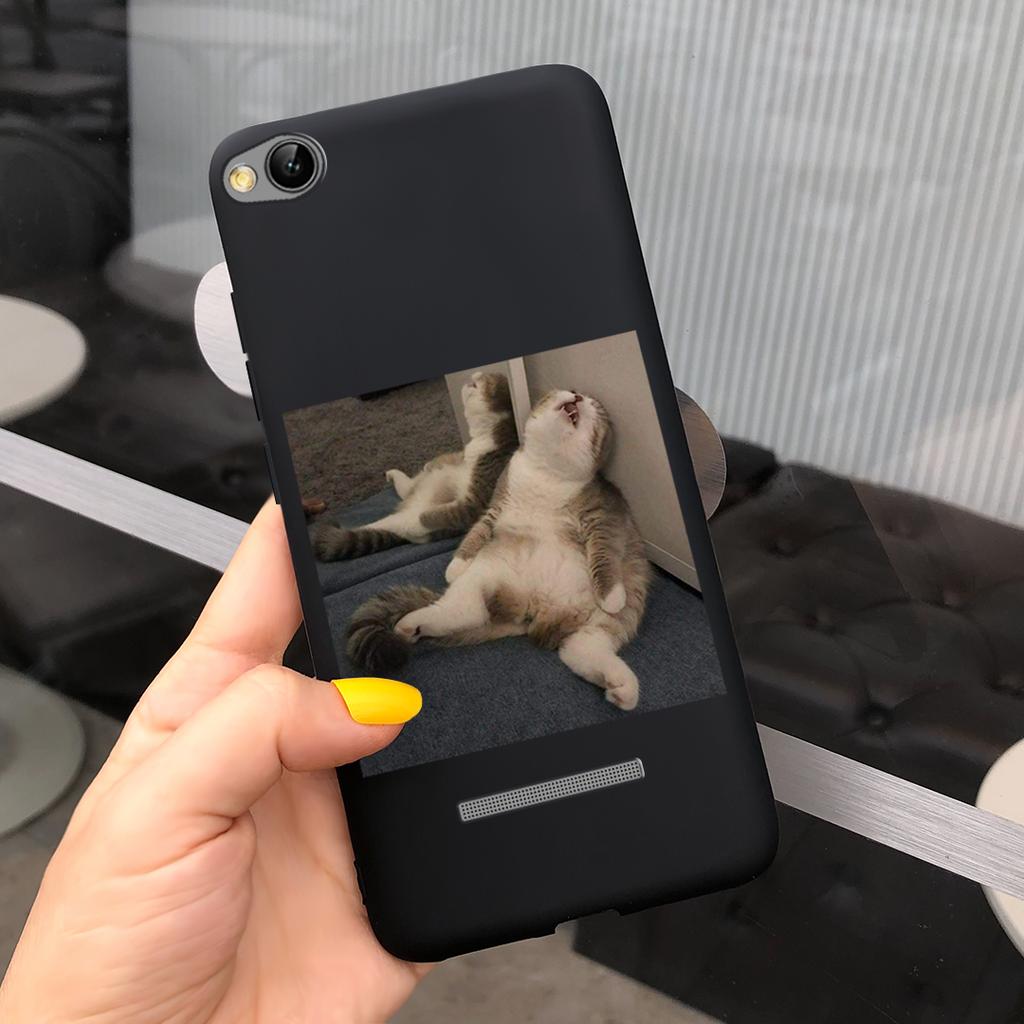 Phone Case For Xiaomi Redmi 4A 5A 6A 7A Case Lovely Cartoon Silicone Cover Candy Color Soft Funda For Redmi 4a 5 a 6a 7a Coque
